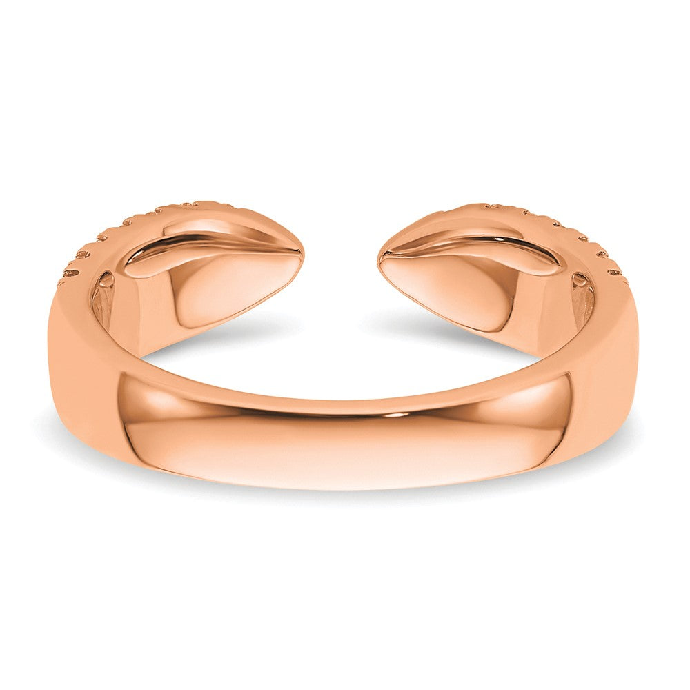 True Origin 14K Rose Gold 3/4 carat Lab Grown Diamond VS+ F+ Complete Wedding Band