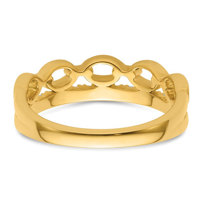 True Origin 14K Two-tone 1/3 carat Lab Grown Diamond VS+ F+ Complete Band
