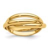 14k Polished Rolling Ring Size 5
