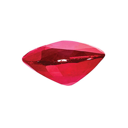 4mm Heart Ruby AA Quality