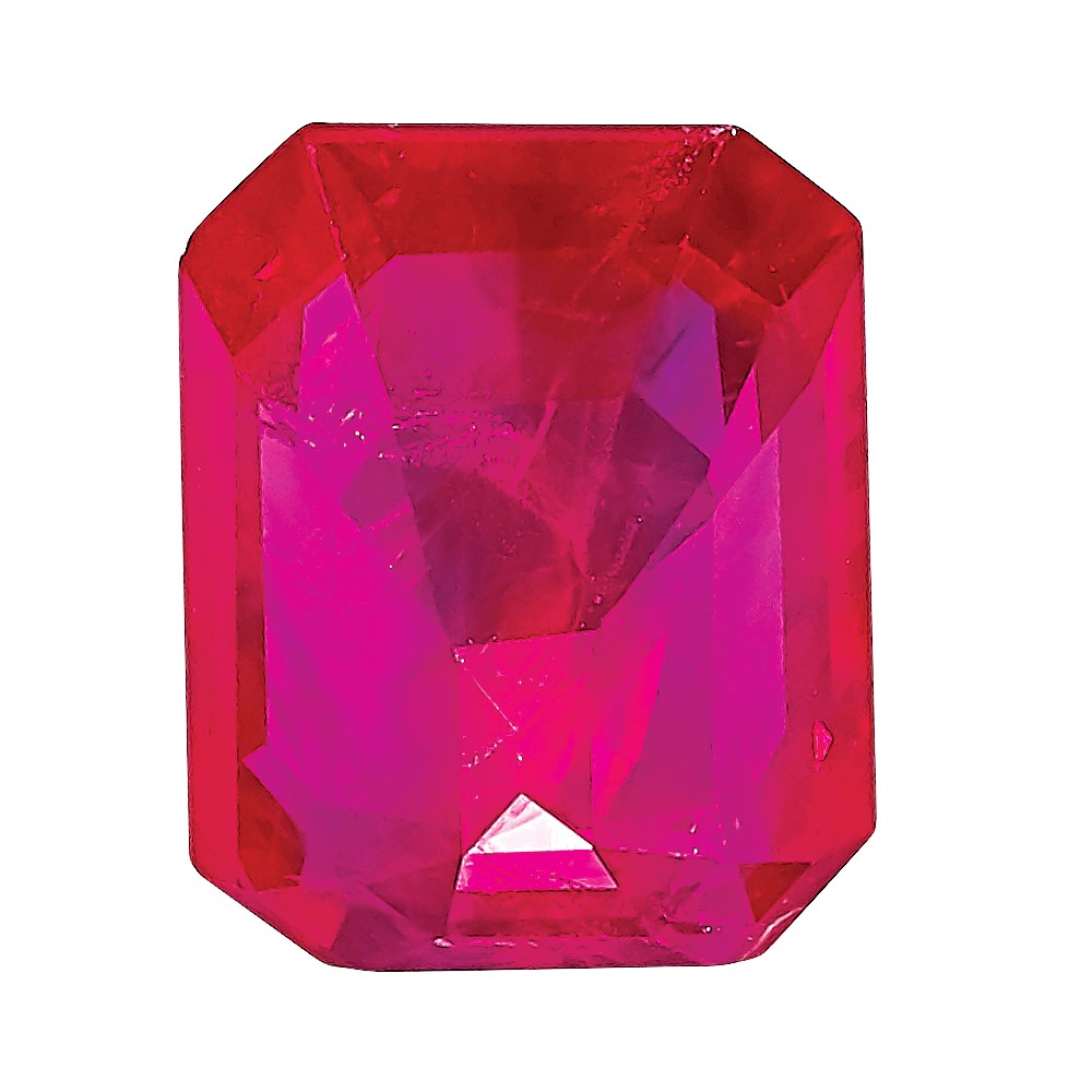 5x3mm Emerald Cut Ruby A Quality