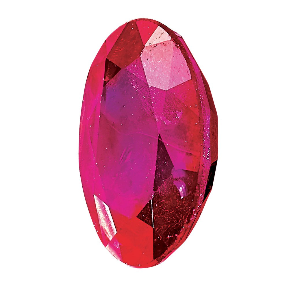 4x3mm Oval Ruby A Quality