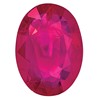 7x5mm Oval Ruby A Quality