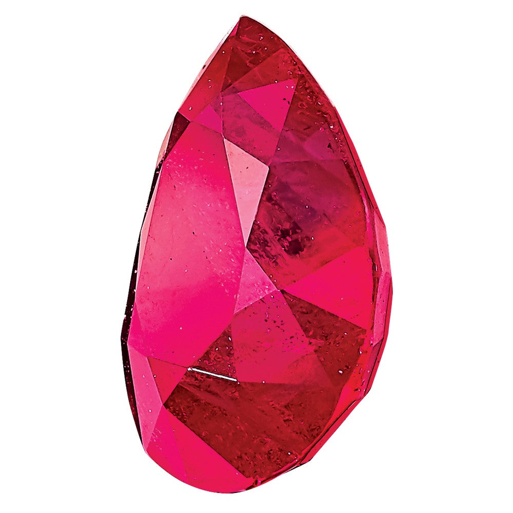 7x5mm Pear Ruby AA Quality