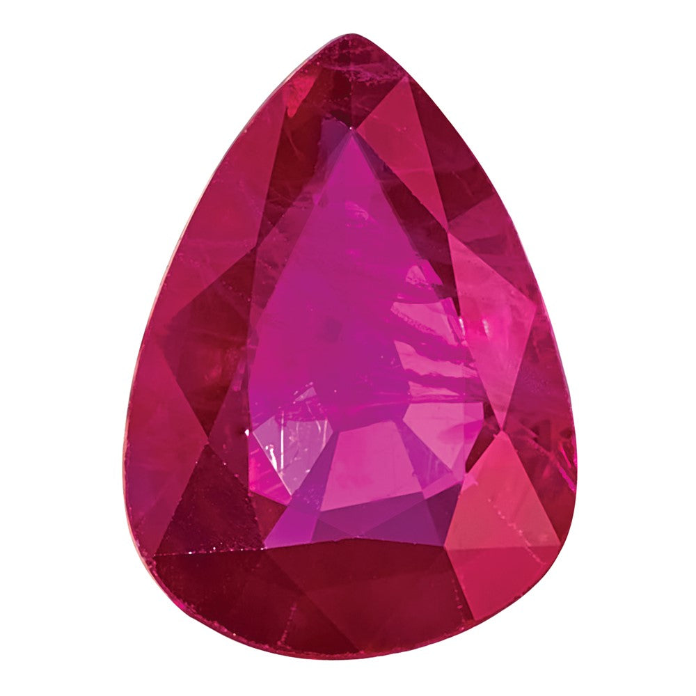 5x3mm Pear Ruby AA Quality