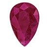 5x3mm Pear Ruby C Quality