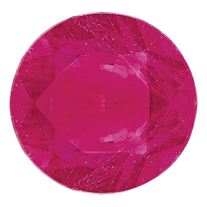 2mm Round Ruby C Quality