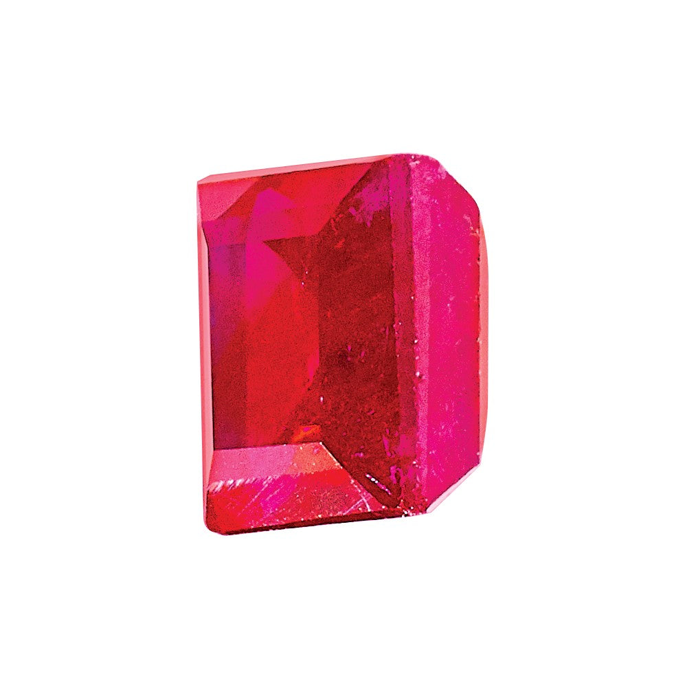 3mm Square Step-cut Ruby AA Quality