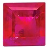 3.25mm Square Step-cut Ruby AA Quality
