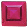 1.5mm Square Step-cut Ruby A Quality