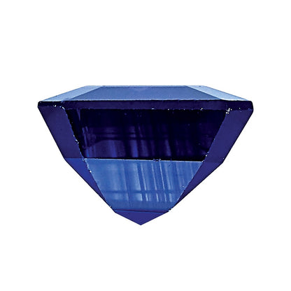 8x6mm Emerald Cut Blue Sapphire A Quality