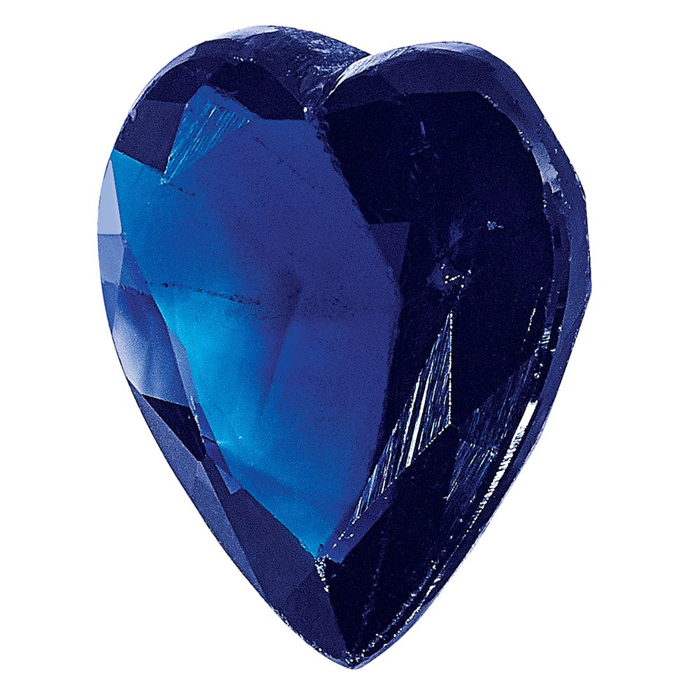 Blue Sapphire A Quality 4mm Heart