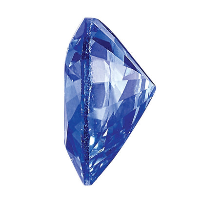 3mm Heart Blue Sapphire AA Quality