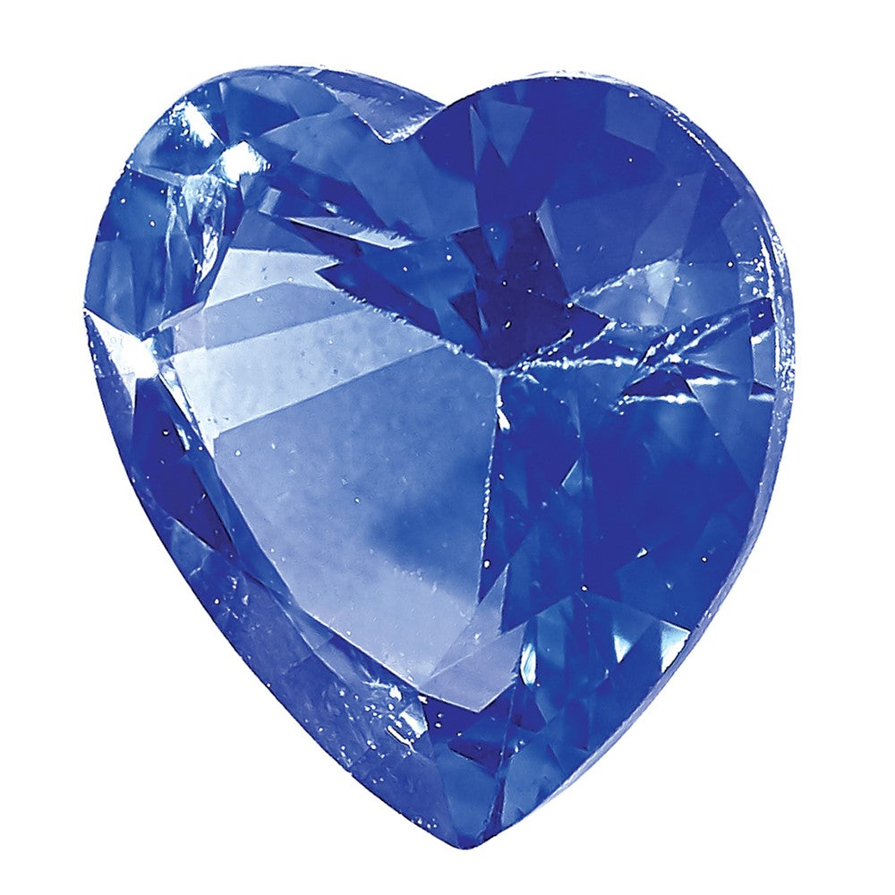 4mm Heart Blue Sapphire AA Quality