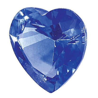 6mm Heart Blue  Sapphire AA Quality
