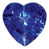 Blue Sapphire AA Quality 3mm Heart