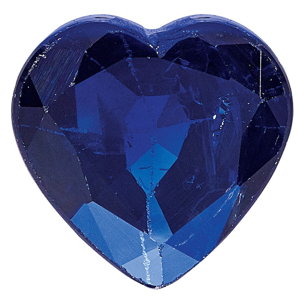 Blue Sapphire A Quality 4mm Heart