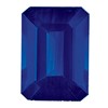 5x3mm Emerald Cut Blue  Sapphire AA Quality