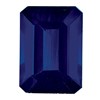 8x6mm Emerald Cut Blue Sapphire A Quality