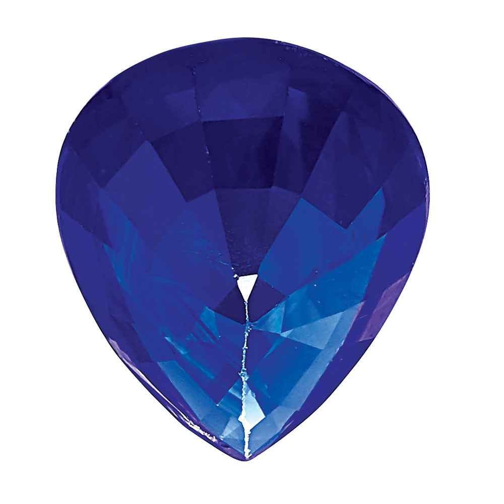 8x6mm Pear Blue Sapphire A Quality