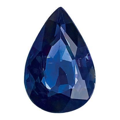 5x3mm Pear Blue Sapphire AA Quality