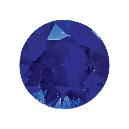 1.5mm Round Diamond-cut Blue  Sapphire AA Quality
