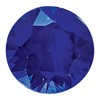 1.75mm Round Diamond-cut Blue  Sapphire AA Quality