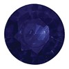 1.75mm Round Diamond-cut Blue Sapphire A Quality