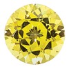 2.5mm Round Diamond-cut Canary Yellow Sapphire GEM Quality