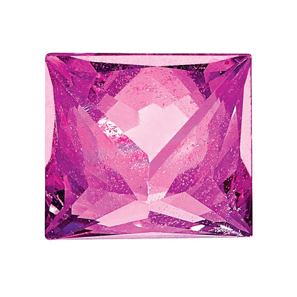 3mm Princess Pink Sapphire AA Quality