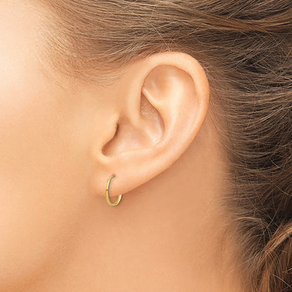 14k Madi K 5mm Round CZ September Birthstone Post Earrings