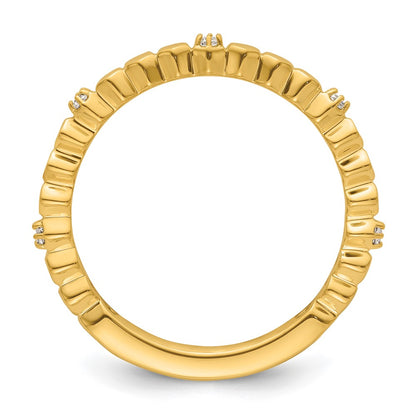 14k Stackable Expressions Diamond Ring