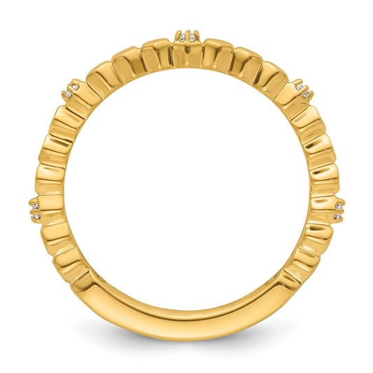 14k Stackable Expressions Diamond Ring