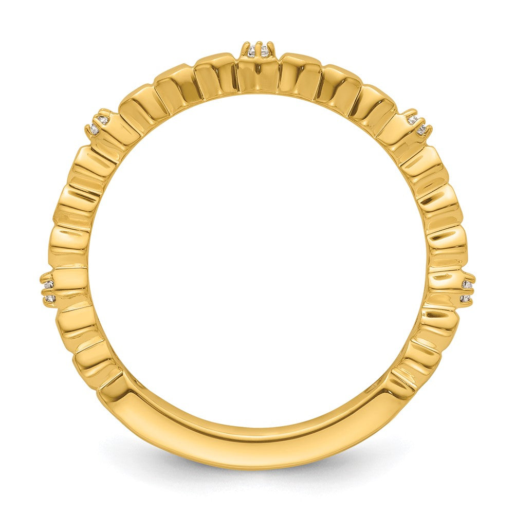 14k Stackable Expressions Diamond Ring
