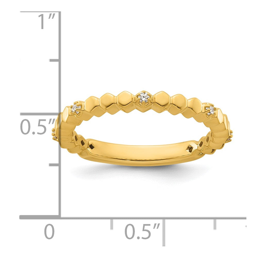 14k Stackable Expressions Diamond Ring