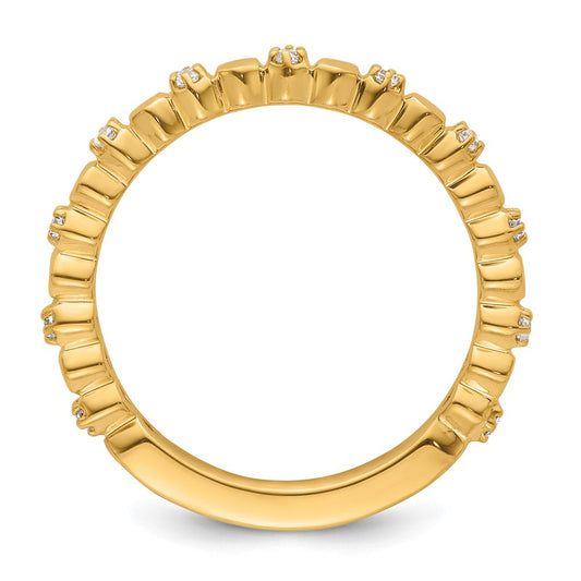 14k Stackable Expressions Diamond Ring