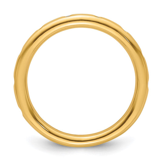 14k Stackable Expressions Diamond Ring