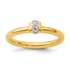 14k Stackable Expressions Diamond Ring