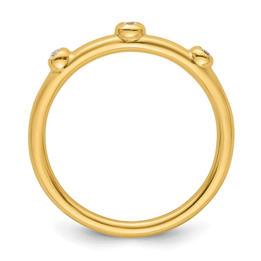 14k Stackable Expressions Diamond Ring