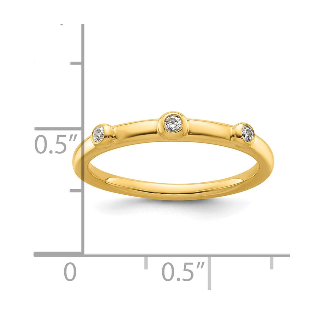 14k Stackable Expressions Diamond Ring