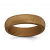 Silicone Bronze Metallic 5.7mm Domed Band Size 6