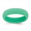Silicone Mint Green 5.7mm Domed Band Size 7
