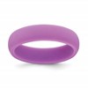 Silicone Purple 5.7mm Domed Band Size 8