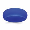 Silicone Blue 8mm Domed Band Size 8