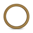 Silicone Bronze Metallic 8.7mm Domed Band Size 14