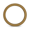 Silicone Bronze Metallic 8.7mm Domed Band Size 14