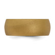 Silicone Bronze Metallic 8.7mm Domed Band Size 14
