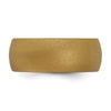 Silicone Bronze Metallic 8.7mm Domed Band Size 14