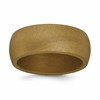 Silicone Bronze Metallic 8.7mm Domed Band Size 12