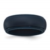 Silicone Navy Blue 8mm Ridged Edge Band Size 8